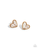 Paparazzi Courting Collection- Gold Heart Set