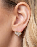Paparazzi Courting Collection- Gold Heart Set