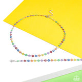 Paparazzi Courting Flowers - Multi Colorful Petaled Flowers Bracelet