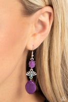 Paparazzi Creative Cascade - Purple Earrings