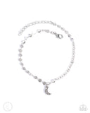 Paparazzi Crescent Chic - Silver Anklet