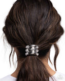 Paparazzi Crimped Celebrity- Silver Hair Clip