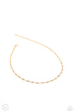 Paparazzi Cupid Catwalk - Gold Heart Necklace