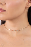 Paparazzi Cupid Catwalk - Gold Heart Necklace