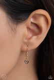 Paparazzi Cupid Catwalk - Gold Heart Necklace