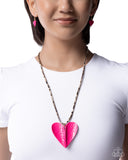 Paparazzi Cupid Craze- Pink Necklace