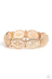 Paparazzi Curly Chic - Gold Bracelet