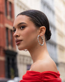 Paparazzi Custom Confidence- Silver Hoops Earrings