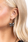 Paparazzi DRAWN to the Wind - Brass Butterfly Necklace