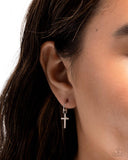 Paparazzi Daily Divinity- Silver Cross Earrings