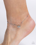 Paparazzi Dainty Dragonfly - Blue Anklet