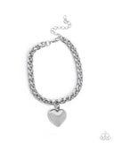 Paparazzi Dancing Damsel- Silver Bracelet