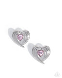 Paparazzi Daring Damsel- Pink Earrings