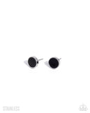 Paparazzi Daring Dimension- Black Earrings