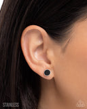 Paparazzi Daring Dimension- Black Earrings