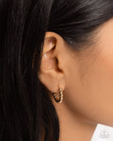 Paparazzi Darling Dance- Gold Hoops Earrings