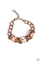 Paparazzi Dazzling Debut - Copper Bracelet