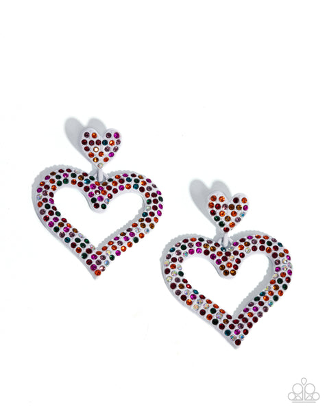 Paparazzi Dazzling Deed - Multi Earrings