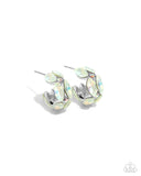 Paparazzi Dazzling Destiny - Green Tiny Hoops