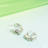 Paparazzi Dazzling Destiny - Green Tiny Hoops