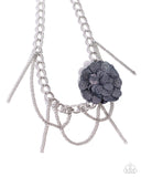 Paparazzi Deconstructed Denim - Blue Demin Necklace