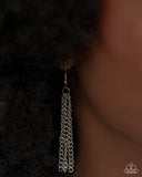 Paparazzi Deconstructed Denim - Blue Demin Necklace