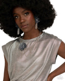 Paparazzi Deconstructed Denim - Blue Demin Necklace