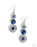 Paparazzi Dedicated Dalliance - Blue Earrings