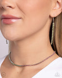 Paparazzi Dedicated Duo - Green Chocker Necklace
