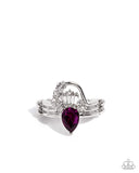 Paparazzi Delicate Draping- Pink Ring