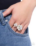 Paparazzi Delicate Duo- White Ring