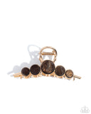 Paparazzi Delightful Discs- Brown Hair Accessory