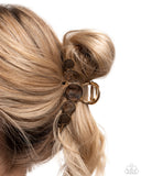 Paparazzi Delightful Discs- Brown Hair Accessory