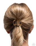 Paparazzi Delightful Discs- Brown Hair Accessory
