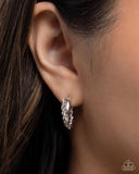 Paparazzi Deluxe Duo- Silver Earrings