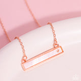 Paparazzi Devoted Darling - Copper Heart cutout Necklace