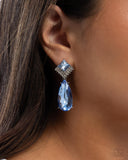 Paparazzi Diamond Life- Blue Earrings