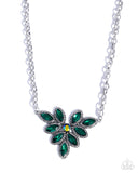 Paparazzi Discerning Dazzle- Green Necklace