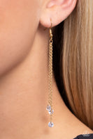 Paparazzi Divine Droplets - Gold Earrings