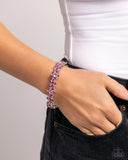 Paparazzi Done and Dusted- Pink Bracelet