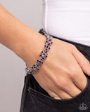 Paparazzi Done and Dusted- Purple Bracelet