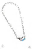 Paparazzi SEP FF Dont Want to Miss a STRING - Blue Necklace