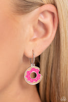 Paparazzi Donut Delivery - Pink Earrings