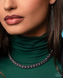 Paparazzi Double Demand- Silver Necklace