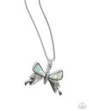 Paparazzi Down to Earth Descent- Blue Necklace