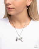 Paparazzi Down to Earth Descent- Blue Necklace
