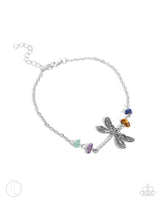 Paparazzi Dragonfly Dawn - Multi Anklet