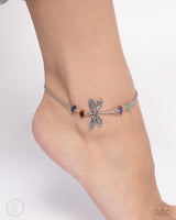 Paparazzi Dragonfly Dawn - Multi Anklet