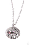 Paparazzi Dragonfly Daydream - Pink Necklace