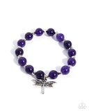 Paparazzi  Dragonfly Delay- Purple Bracelet
